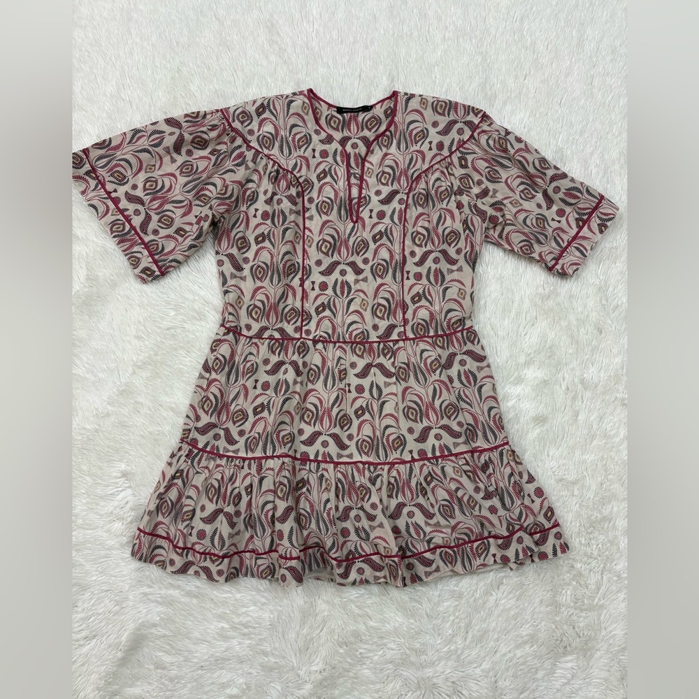 Magali pascal Boho Chic Patterned Mini Dress - image 4